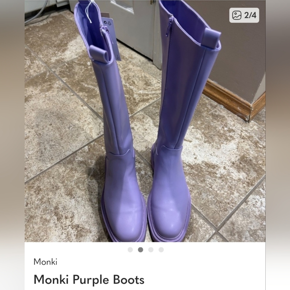 Monkey Purple Boots